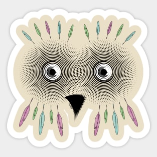 Owl Be Watching Sticker